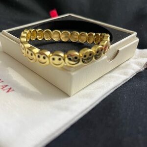 Lisa Gozlan Enamel Smiley bracelet